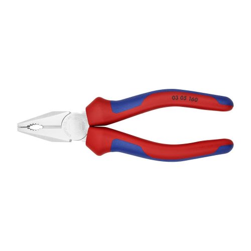 Kombinált fogó 160mm krómozott PVC bevonat Knipex