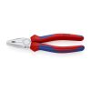 Kombinált fogó 200mm krómozott PVC bevonat Knipex