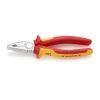 Kombinált fogó 200mm krómozott PVC bevonat 1000V-ig VDE Knipex