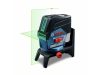 BOSCH GCL 2-50 CG zöld Kombilézer (akku és töltő nélkül) + BM 3 Fali tartó + L-Boxx 136