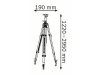 BOSCH Háromlábú lézerállvány 122-295 cm-ig 5/8"-os rögzítőmenettel BT 300 HD