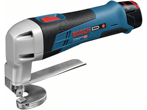 BOSCH GSC 12V-13 Akkus lemezvágó olló (2 x 2,0 Ah akku) L-Boxx-ban