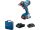 BOSCH Akkus ütvecsavarozó GDX 180-LI kofferben (2 x 2,0 Ah akku + gyorstöltő) 180 Nm