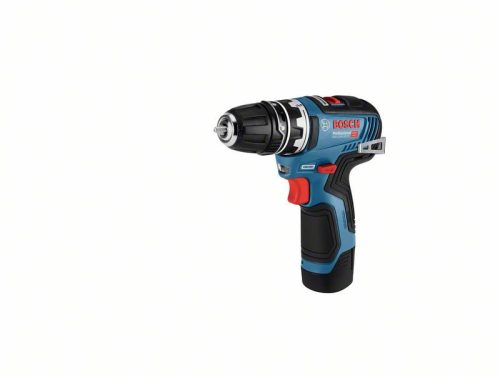BOSCH Akkus fúrócsavarozó GSR 12V-35 FC (2 x 3.0 Ah akkuval, teljes szett L-boxx-ban)