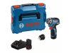 BOSCH Akkus fúrócsavarozó GSR 12V-35 FC L-boxx-ban (2 x 3,0 Ah akku + gyorstöltő)