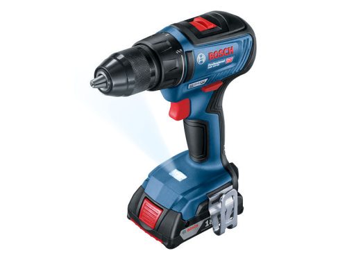 BOSCH Akkus fúrócsavarozó GSR 18V-50 L-Case-ben (2 x 2,0 Ah akku + töltő)