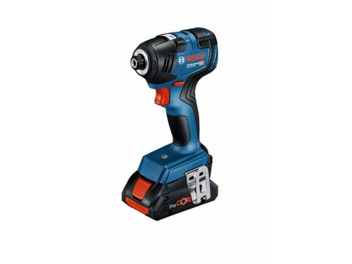 BOSCH Akkus ütvecsavarozó GDR 18V-200 L-case-ben (2 x 4,0 Ah akku + gyostöltő)