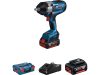 BOSCH BITURBO Akkus ütvecsavarozó GDS 18V-1000 L-BOXX-ban 1/2" (2 x 5,0 Ah akku + gyorstöltő)
