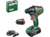 BOSCH Akkus fúrócsavarozó AdvancedDrill 18 + Tokmányadapter kofferben(1 x 2,5 Ah akku + töltő)