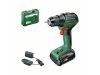 BOSCH UniversalDrill 18V-EC Akkus fúrócsavarozó (1 x 2,0 Ah akku) + AL 18V-20