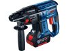 BOSCH Akkus fúrókalapács GBH 180- LI SDS-Plus kofferben (2 x4,0 Ah akku + gyorstöltő)