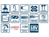 BOSCH Akkus fúrókalapács GBH 18V-28 DC (akku + töltő nélkül)