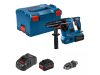 BOSCH Akkus fúrókalapács GBH 18V-28 C L-BOXX-ban 3,3 J (2 x 8,0 Ah akku + gyorstöltő)