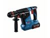 BOSCH Akkus fúrókalapács GBH 187-LI kofferben (2 x 5,0 Ah akku + gyorstöltő) ONE Chuck tokmánnyal