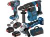 BOSCH Akkus erőcsomag GBH + GDX + GWS + táska (1 x 5,0 Ah akku +1 x 8,0 Ah ProCore + töltő)