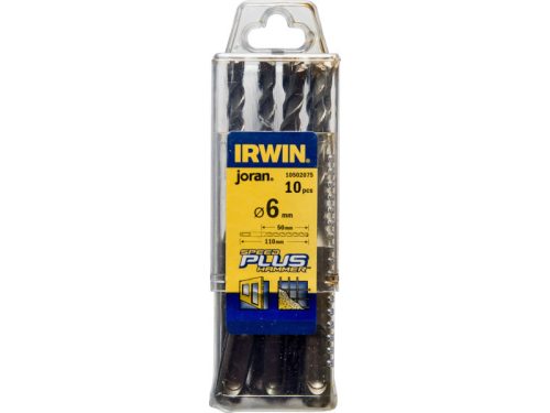 IRWIN Kőzetfúró 6 x 110/50 mm SDS-Plus (10 db)