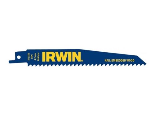 IRWIN Szablyafűrészlap 225 mm/6TPI fa bimetál (25 db)