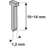 Tűzőgép szeg 12mm, 1000db, D11T, 1,2mm