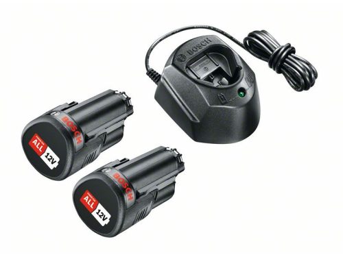 BOSCH Akkumulátor szett PBA 12V / 2 x 1,5 Ah akku + GAL 1210 CV töltő