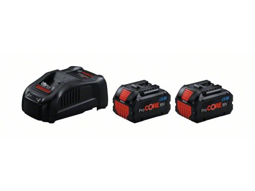 BOSCH Akkumulátor szett ProCORE 18 V / 2 x 5,5 Ah akku + GAL 1880 CV gyorstöltő