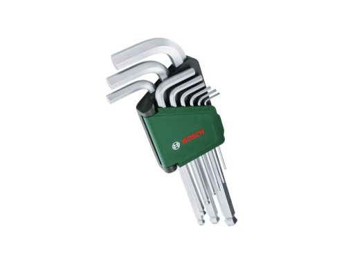 BOSCH Gömbfejű imbuszkulcs készlet 9 részes S2