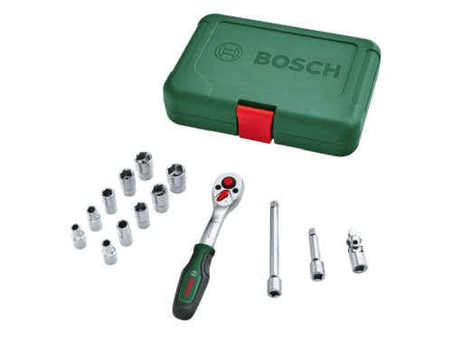 BOSCH 1/4" racsnis kulcs készlet 14 részes