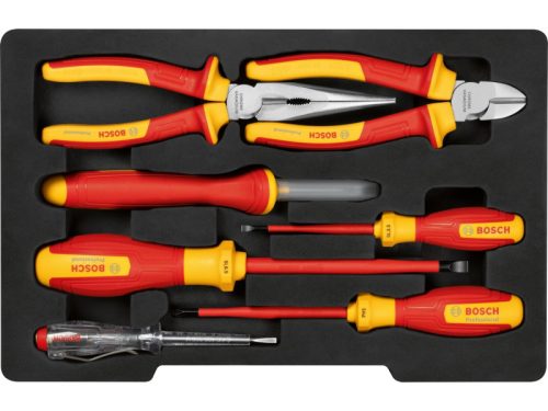BOSCH Szerszámkészlet 7 részes 1000 V-ig szigetelt CrV