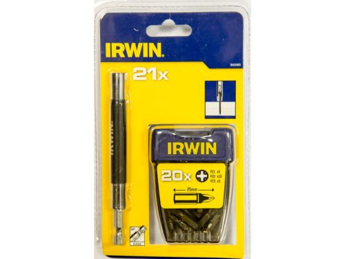 IRWIN Bithegy készlet 21 részes mágneses bithegytartóval