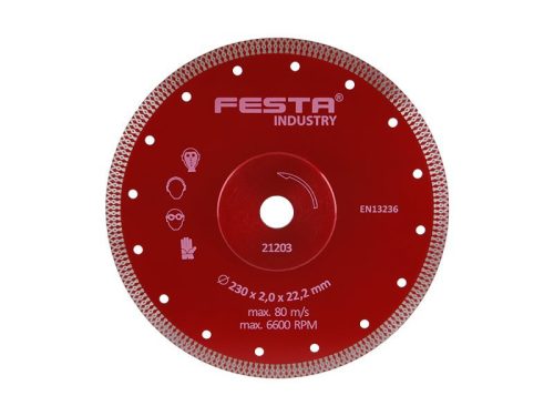 FESTA Gyémánt vágókorong 200 x 2,0 x 25,4 mm turbo