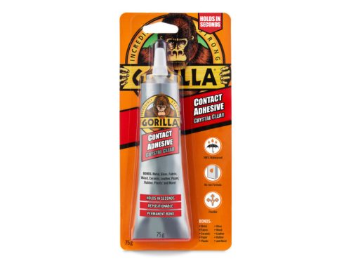 GORILLA Általános kristálytiszta kontakt ragasztó 75 g