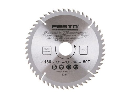 FESTA Fűrésztárcsa fához 180 x 30 x 2,2 mm / 50T