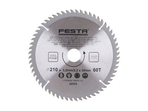 FESTA Fűrésztárcsa fához 210 x 30 x 2,2 mm / 60T