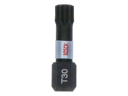 BOSCH Bithegy T30 x 25 mm 1/4" Tic Tac dobozban Impact Control (25 db)