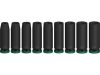 BOSCH PRO Hosszú gépi dugókulcs készlet 9 részes 1/2" 10-19 mm CrMo
