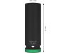 BOSCH PRO Hosszú gépi dugókulcs 1/2" 17 mm CrMo
