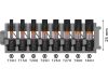 BOSCH PRO Impact bithegy készlet 8 részes T10 - T40 x 25 mm 1/4" Hex