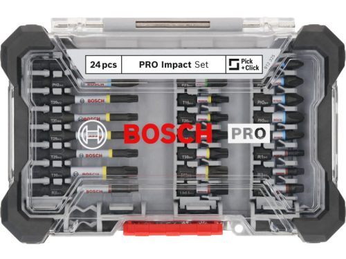 BOSCH PRO Impact bithegy készlet 24 részes 1/4" Hex