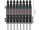 BOSCH PRO Bithegy készlet 7 r. 50 mm + tartó (PH2, PZ2, T15, T20, T25, T30) Pick & Click