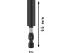 BOSCH PRO Impact bithegytaró mágneses 1/4" 65 mm