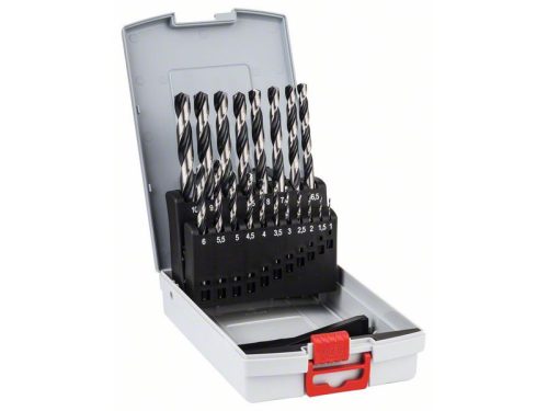 BOSCH Csigafúró ProBox készlet 19 részes 1,0-10,0 mm HSS PointTeQ