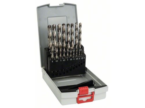 BOSCH Csigafúró ProBox készlet 19 részes 1,0-10,0 mm 135° HSS-G DIN 338