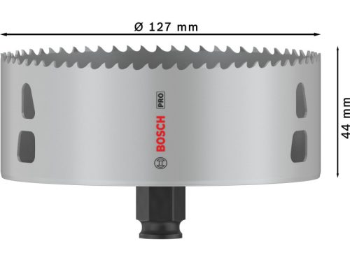 BOSCH PRO Körkivágó 127 mm (8% kobalttal) PC PLUS Multi Material