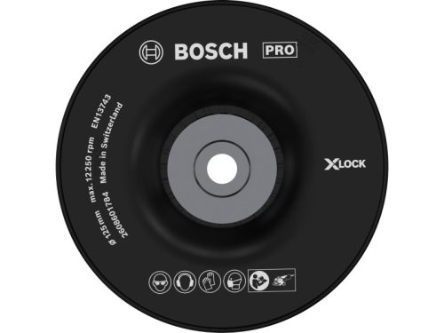 BOSCH PRO Gumitányér kemény 125 mm / M14
