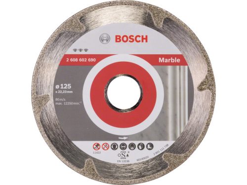 BOSCH Gyémánt vágókorong 125 x 2,2 x 3,0 x 22,2 mm folytonos Best for Marble