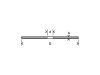 BOSCH Vágókorong fémre 125 x 1,0 x 22,2 mm inox egyenes WA 60 T BF Rapido