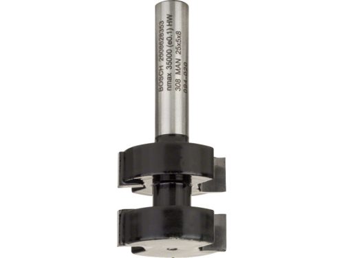BOSCH Keményfém eresztékmaró 25,0 x 5 x 58 x 8 mm
