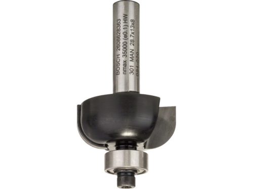 BOSCH Keményfém homorulatmaró golyóscsapággyal 28,7 (r=8 mm) x 13 x 54 x 8 mm