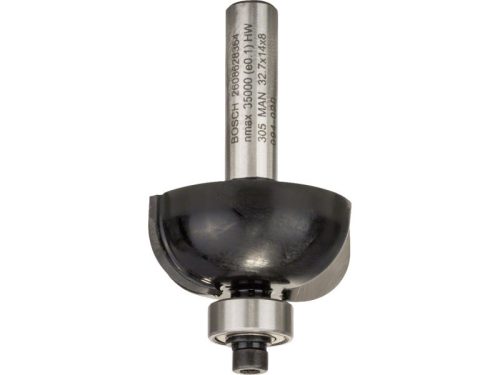 BOSCH Keményfém homorulatmaró golyóscsapággyal 32,7 (r=10 mm) x 14 x 55 x 8 mm