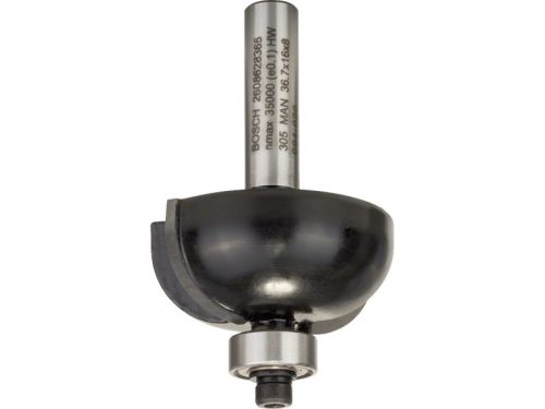 BOSCH Keményfém homorulatmaró golyóscsapággyal 36,7 (r=12 mm) x 16 x 58 x 8 mm