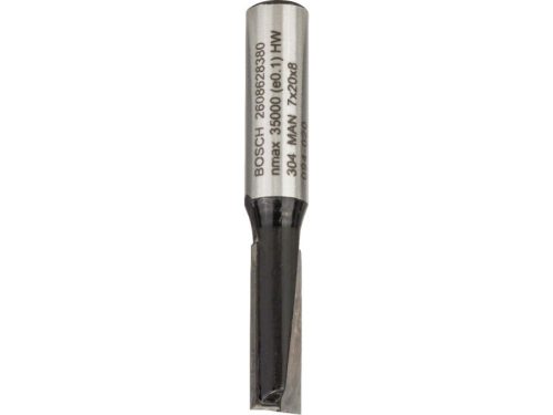 BOSCH Keményfém egyenes élű maró 7,0 x 19,6 x 51 x 8 mm